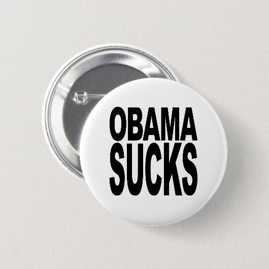 Obama Sucks Ronde Button 5,7 Cm (Voorkant /achterkant)