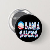 Obama Sucks Ronde Button 5,7 Cm (Voorkant /achterkant)