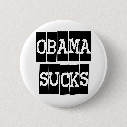 Obama Sucks Ronde Button 5,7 Cm (Voorkant)