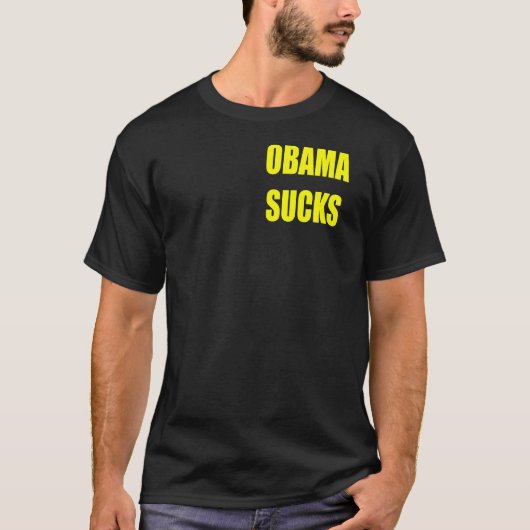 Obama Sucks T-shirt (Voorkant)