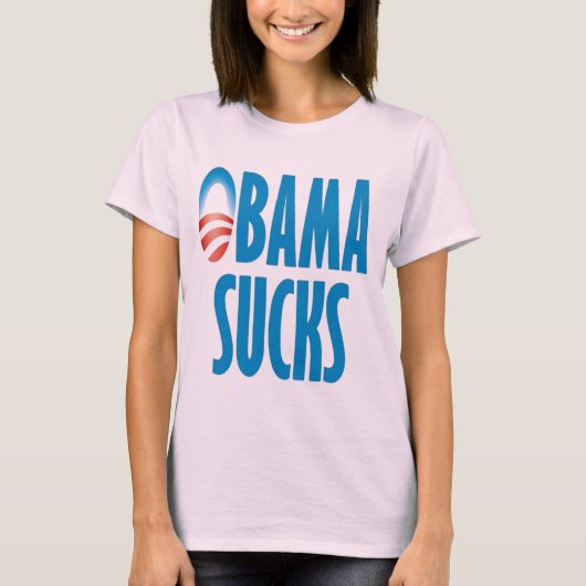 Obama Sucks T-shirt (Voorkant)