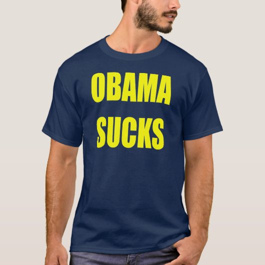 Obama Sucks T-shirt (Voorkant)