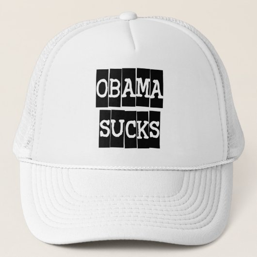 Obama Sucks Trucker Pet (Voorkant)