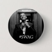 Obama Swag Ronde Button 5,7 Cm (Voorkant)