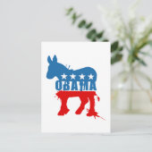 Obama T-shirt Briefkaart (Staand voorkant)