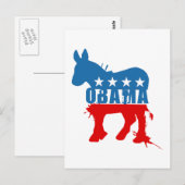 Obama T-shirt Briefkaart (Voorkant / Achterkant)