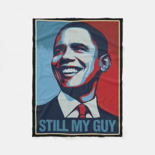 Obama T-shirt Nog steeds mijn man Barack Obama Cad Fleece Deken
