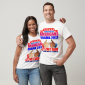Obama T-Shirt: Obama 2012 - Eerbiediging T-shirt (Unisex)