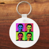 Obama T-shirt Sleutelhanger (Voorkant)