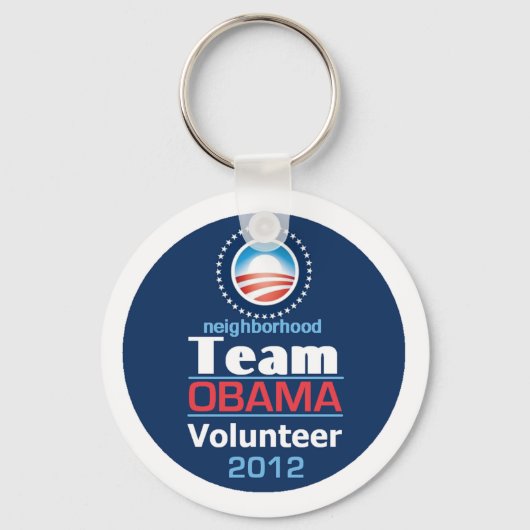 Obama TEAM Sleutelhanger (Voorkant)