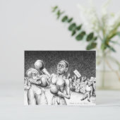 Obama tegen McCain, de K.O. Briefkaart (Staand voorkant)