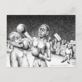 Obama tegen McCain, de K.O. Briefkaart (Voorkant)