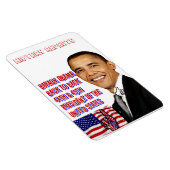 Obama, Terug naar Back_Premium Flexi Magnet Magneet (Rechterzijde)