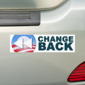 Obama: Terug wijzigen Bumpersticker (Op auto)