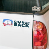 Obama: Terug wijzigen Bumpersticker (Op Truck)