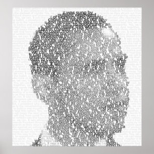 Obama "Text-Art"-poster Poster