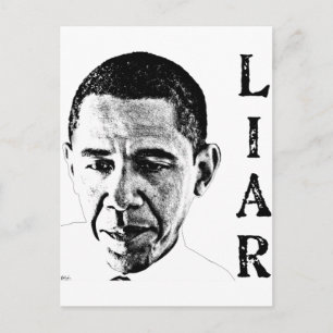 Obama the Liar Briefkaart