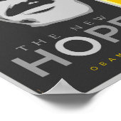 Obama - The New Hope Black en Gold Poster (Hoek)