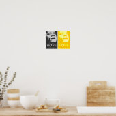 Obama - The New Hope Black en Gold Poster (Keuken)