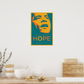 OBAMA: The New Hope_Blauwgroen Poster (Keuken)