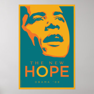 OBAMA: The New Hope_Blauwgroen Poster