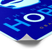 Obama - The New Hope Blue & Gold Poster (Hoek)