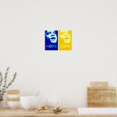 Obama - The New Hope Blue & Gold Poster (Keuken)