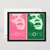 Obama "The New Hope" Briefkaart (Voorkant / Achterkant)