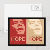 Obama 'The New Hope'-Briefkaart Briefkaart (Voorkant / Achterkant)
