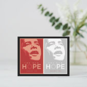 Obama 'The New Hope'-Briefkaart Briefkaart (Staand voorkant)