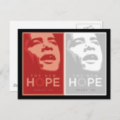 Obama 'The New Hope'-Briefkaart Briefkaart (Voorkant / Achterkant)
