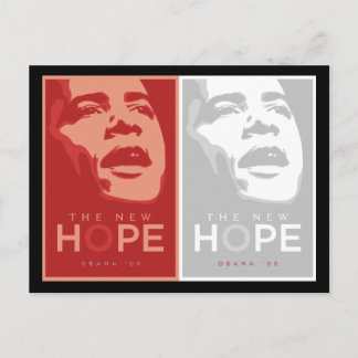 Obama 'The New Hope'-Briefkaart Briefkaart