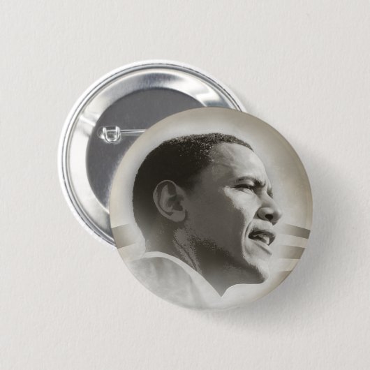 Obama-toets Ronde Button 5,7 Cm (Voorkant /achterkant)