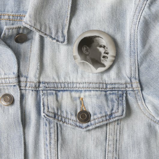 Obama-toets Ronde Button 5,7 Cm (In situ)