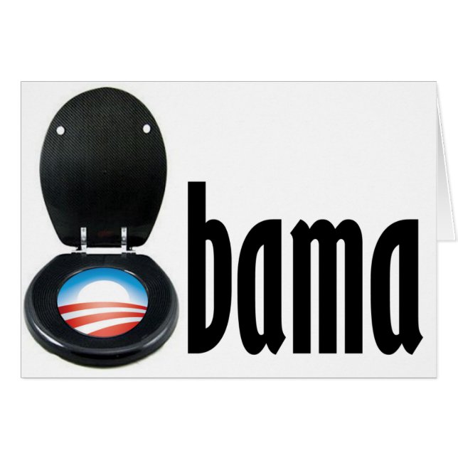 Obama (toilet) (Voorkant Horizontaal)