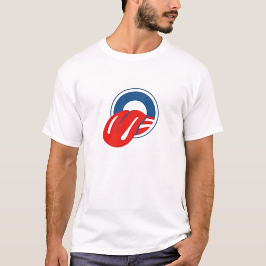 Obama Tongue T-Shirt (Voorkant)