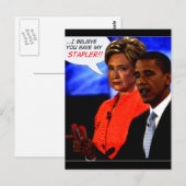 obama took my stapler briefkaart (Voorkant / Achterkant)