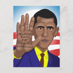 Obama Trades in Teleprompter Briefkaart