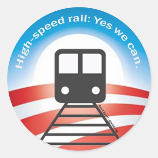 Obama Train Sticker (Voorkant)