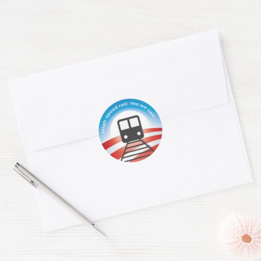 Obama Train Sticker (Envelop)
