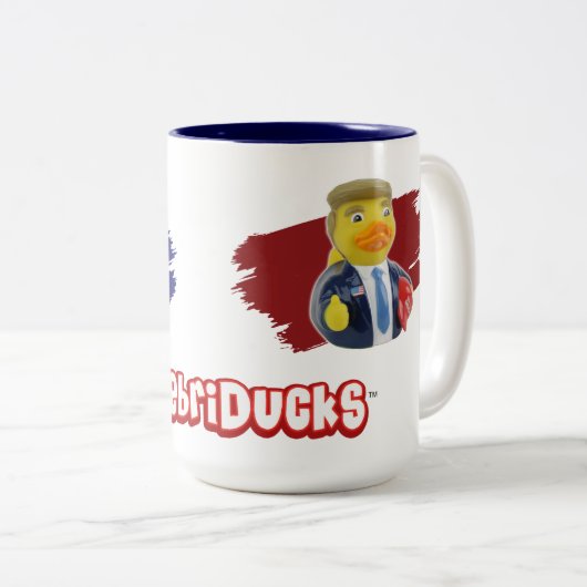 Obama Trump Mokken Rubber Ducks (Voorkant rechts)