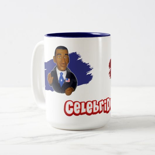 Obama Trump Mokken Rubber Ducks (Voorkant links)