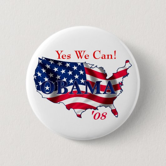 Obama USA Button (Voorkant)