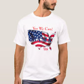 Obama USA mannen T-Shirt (Voorkant)