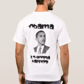 OBAMA van Michael Cavender - Gepersonaliseerd T-shirt (Achterkant)