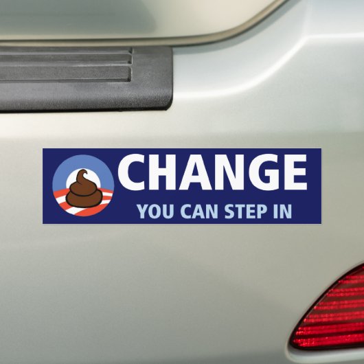 Obama: Verander u kunt instappen Bumpersticker (Op auto)