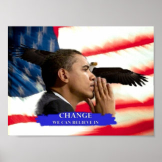 Obama-verandering Poster