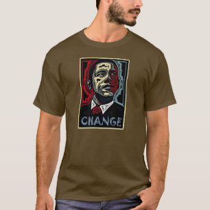 Obama-verandering T-shirt