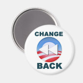 Obama: Verandering terug Magneet (Voorkant / Achterkant)