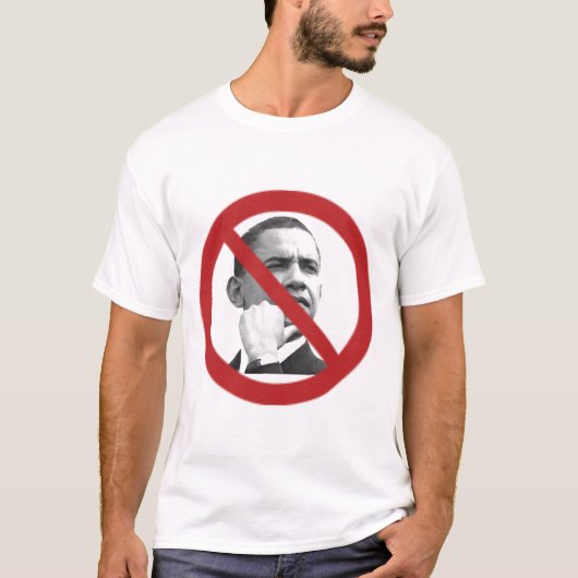 Obama-verbod T-shirt (Voorkant)